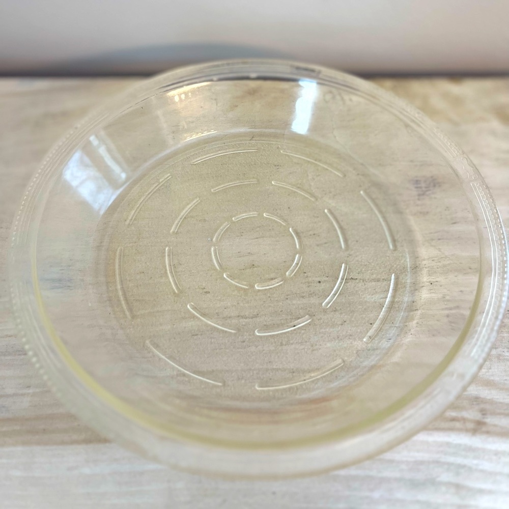 Vintage Glasbake Pie Dish #244 with Detail Edges